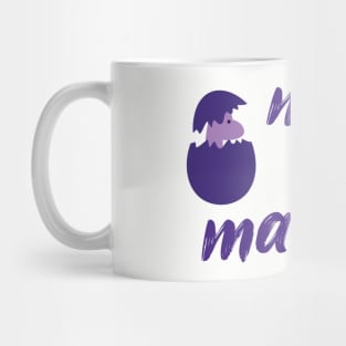 Mama in the making and dino pregnancy announcement Mug